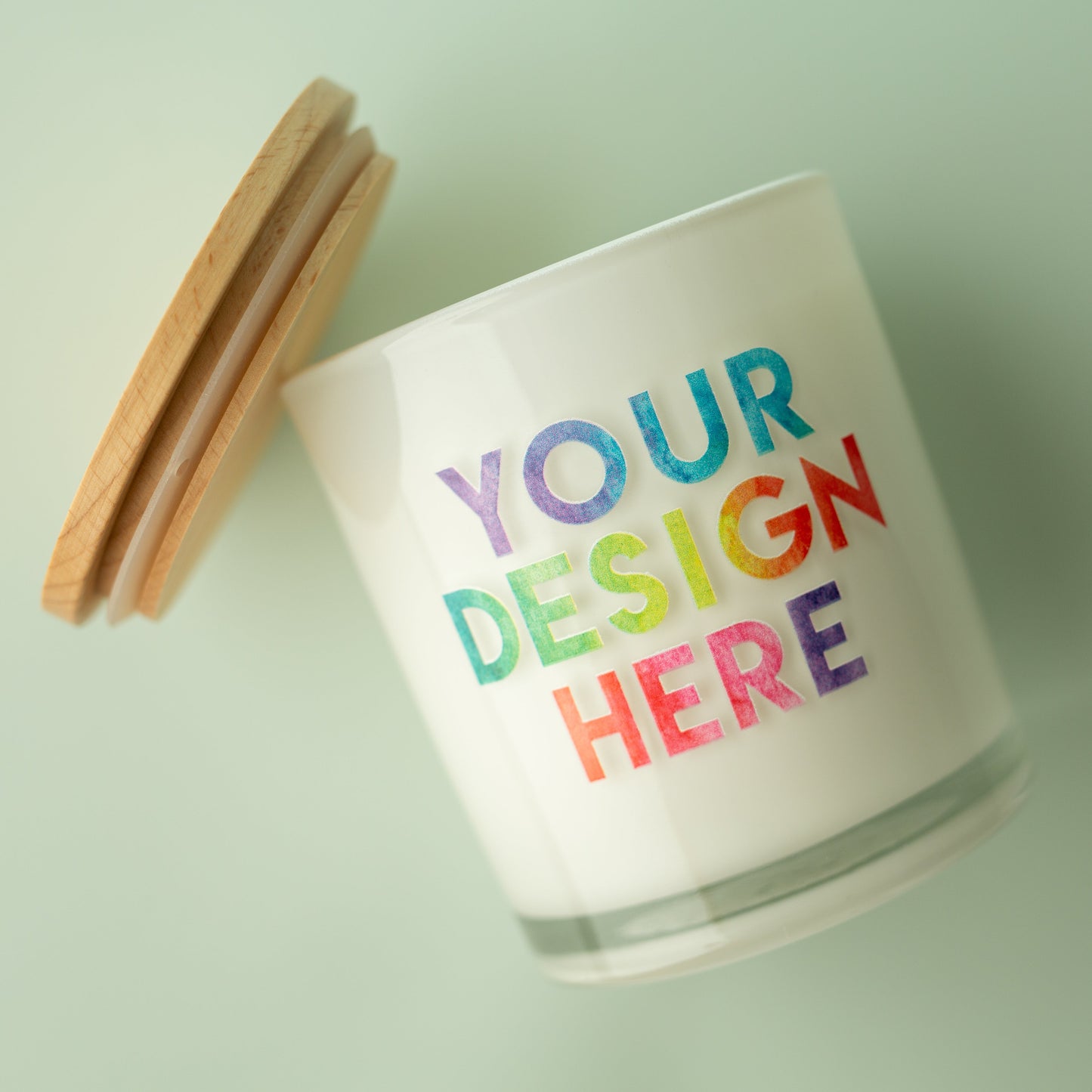 Custom Printed Candle