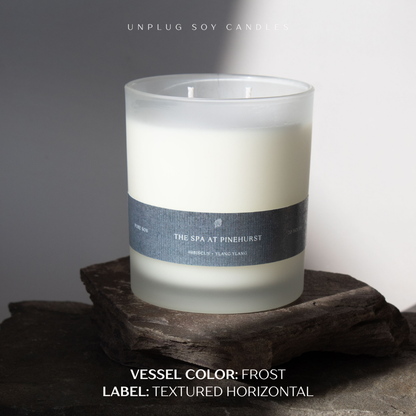 Private Label - 14 oz. Apothecary Glass Candle (2-Wick)