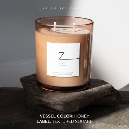 Private Label - 14 oz. Apothecary Glass Candle (2-Wick)