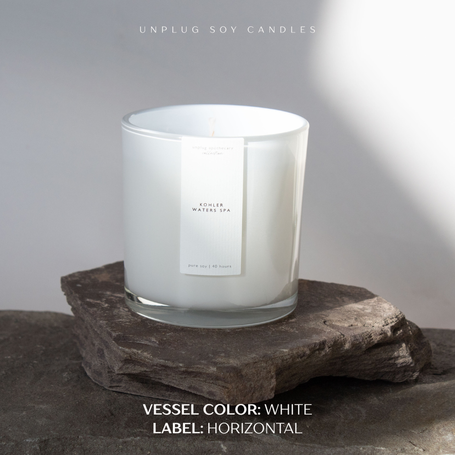 Private Label - 9 oz. Apothecary Glass Candle (1-Wick)