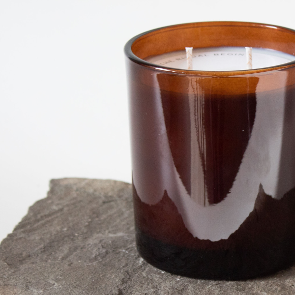 Private Label - 14 oz. Apothecary Glass Candle (2-Wick)