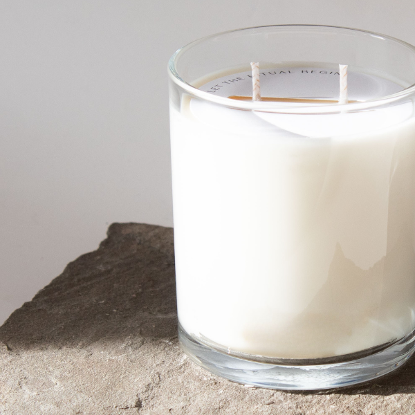 Private Label - 14 oz. Apothecary Glass Candle (2-Wick)