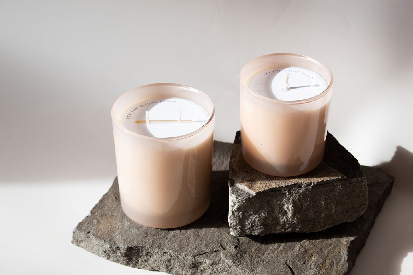 Private Label - 14 oz. Apothecary Glass Candle (2-Wick)