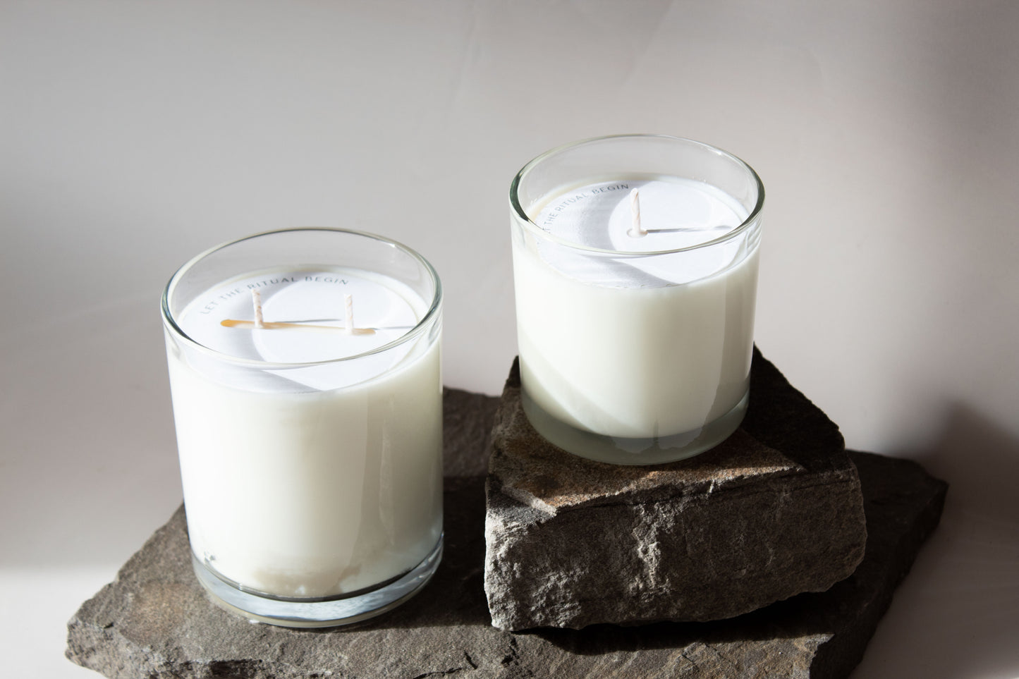 Private Label - 14 oz. Apothecary Glass Candle (2-Wick)
