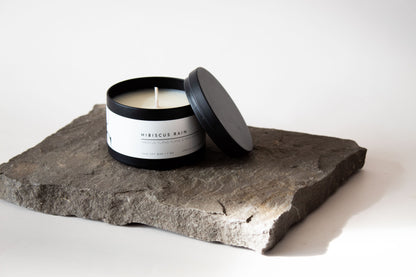 Matte Black Tin Candle