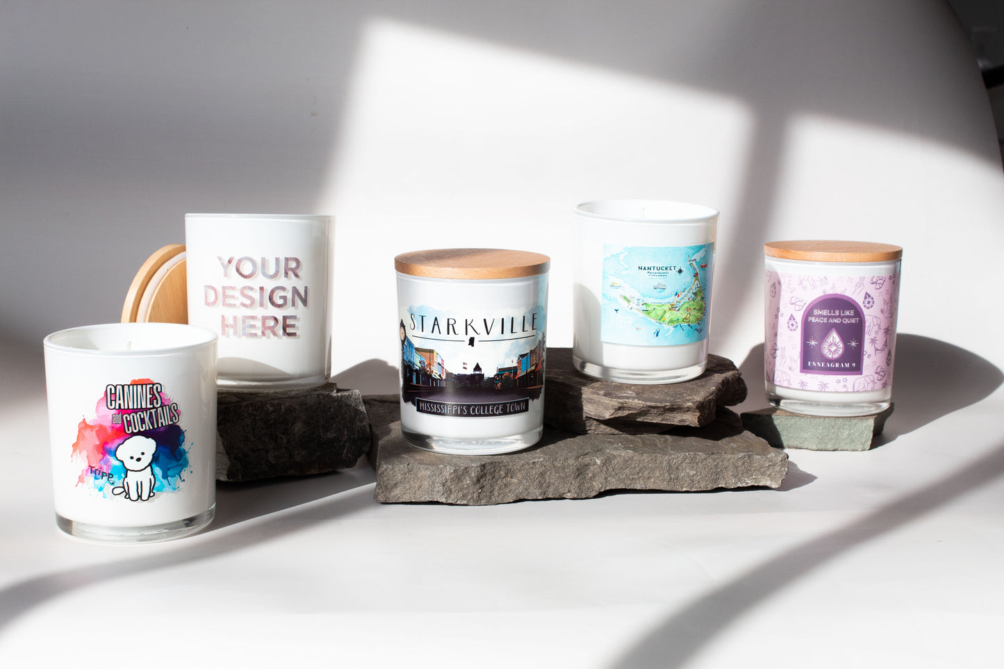 Custom Printed Candle