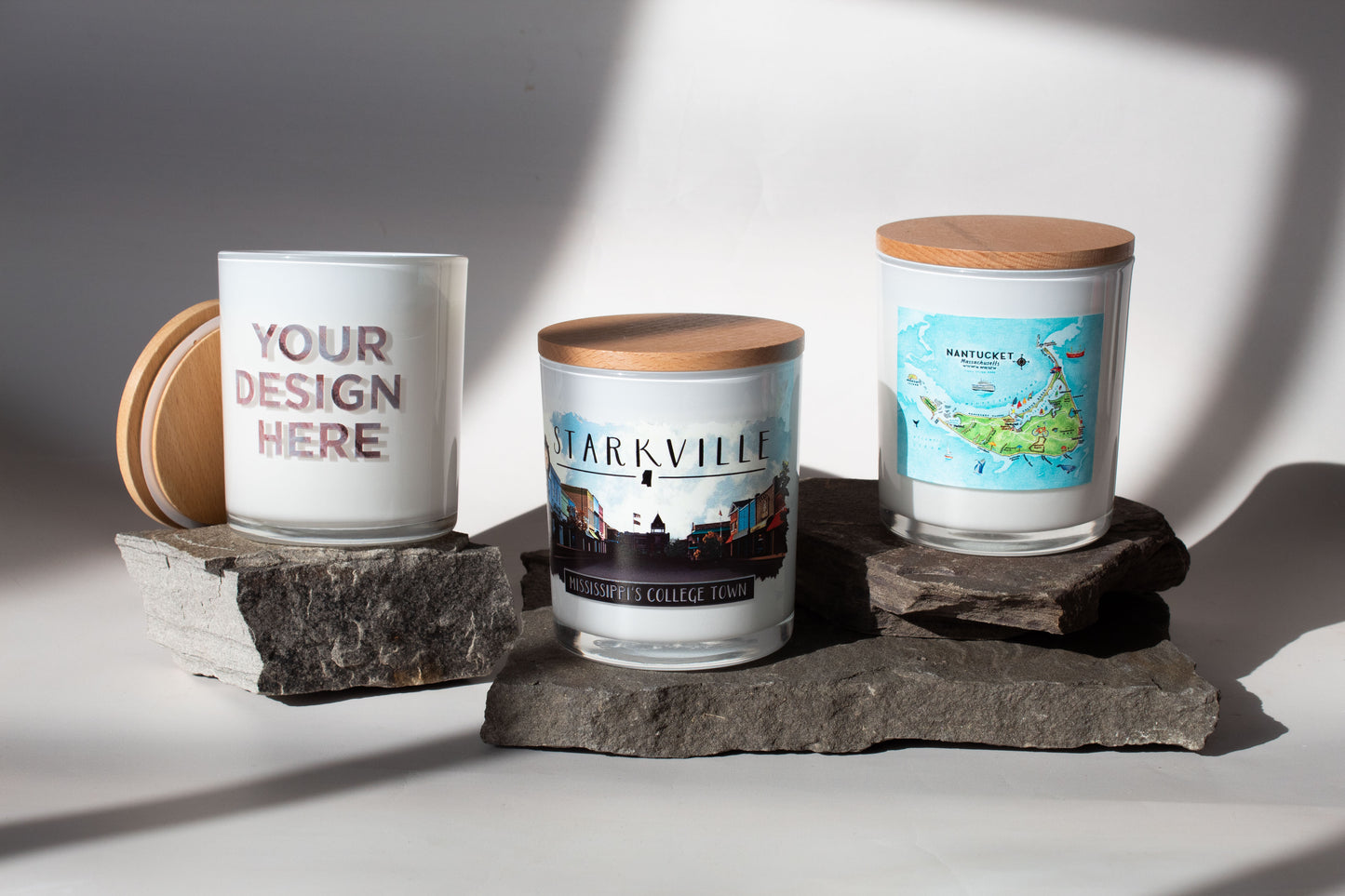 Custom Printed Candle