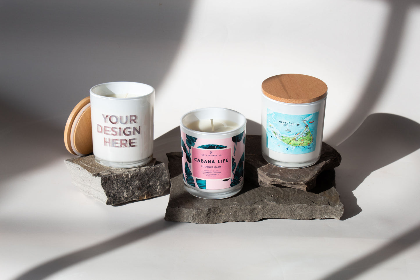 Custom Printed Candle